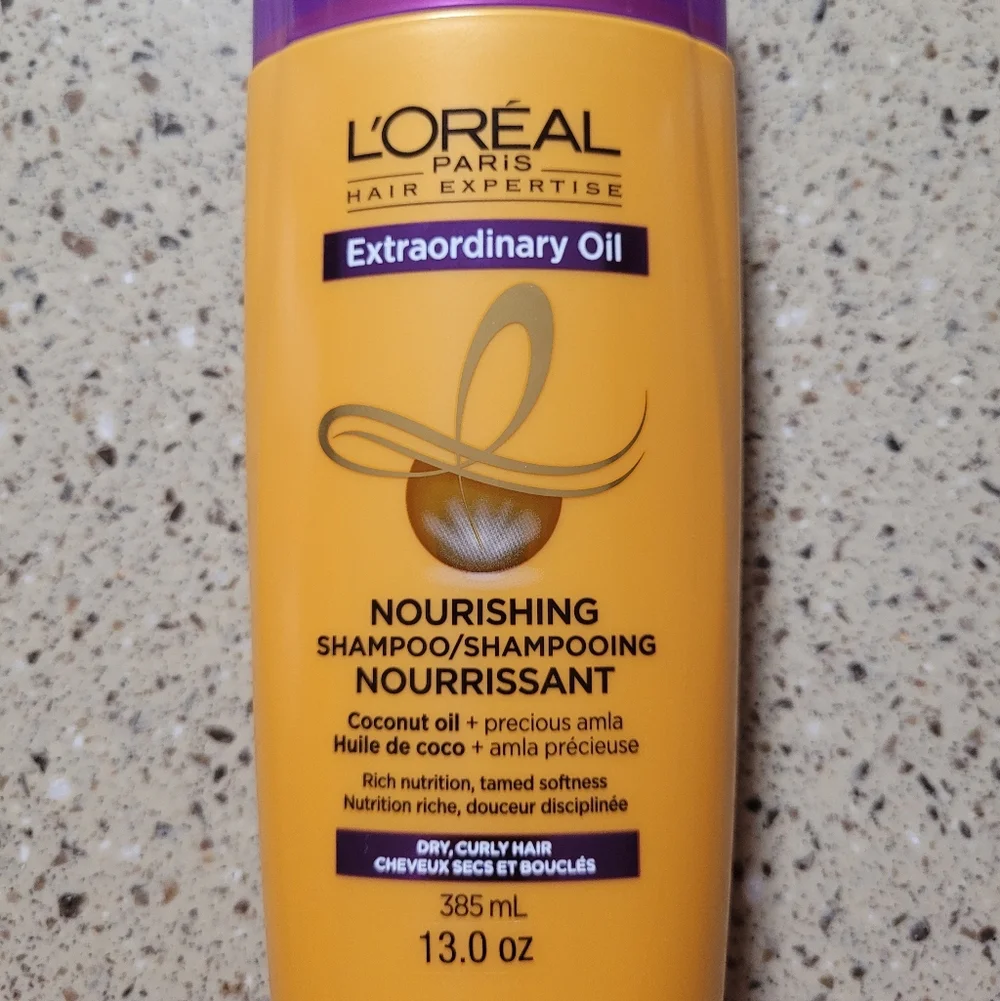 3 L'Oreal Paris Extraordinary Oil Nourishing Shampoo For Dry Curly Hair 13 oz Ea